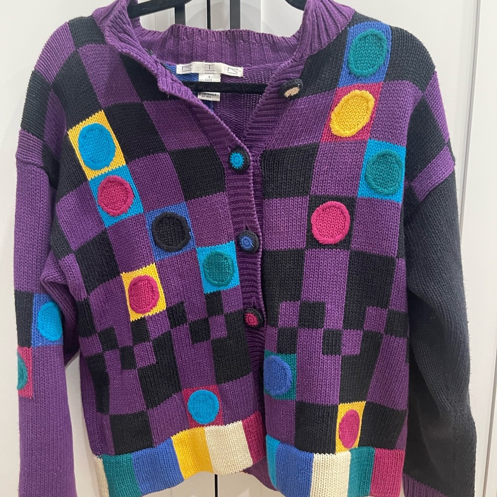 Colorful cardigan